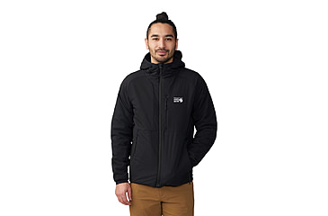 Image of Mountain Hardwear Kor Stasis Hoody - Mens, Black, Large, 2092151010-L