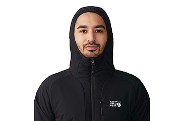 Image of Mountain Hardwear Kor Stasis Hoody - Mens, Black, Small, 2042941010-BLACK-S