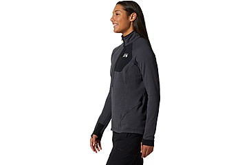 Image of Mountain Hardwear Polartec Power Grid Half Zip Jacket - Womens, Blue Slate Heat, Small, 1985341450-S