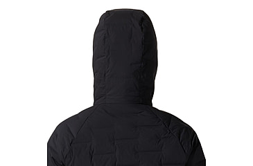 Image of Mountain Hardwear StretchDown Hooded Jacket - Womens, Black, Extra Large, 1943271010-XL