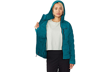 Image of Mountain Hardwear Stretchdown Hoody - Womens, Jack Pine, Medium, 1943271314-Jack Pine-M