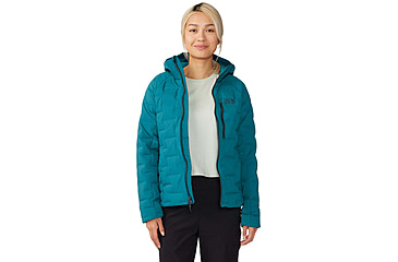 Image of Mountain Hardwear Stretchdown Hoody - Womens, Jack Pine, Medium, 1943271314-Jack Pine-M