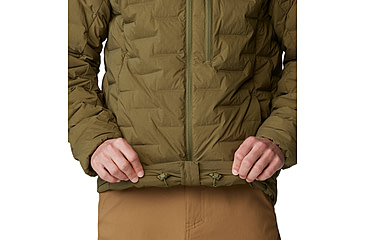 Image of Mountain Hardwear StretchDown Jacket - Mens, Combat Green, Large, 2104501353-L