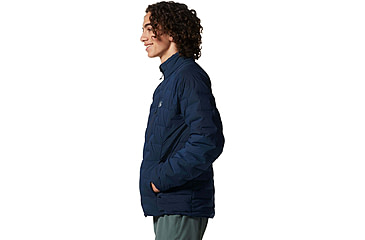 Image of Mountain Hardwear Stretchdown Jacket - Mens, Hardwear Navy, Medium, 1942921425HN-M