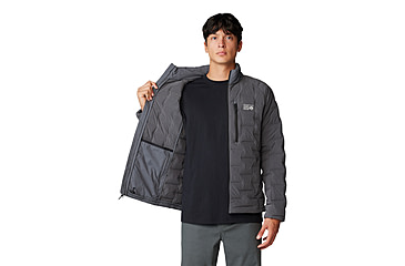 Image of Mountain Hardwear StretchDown Jacket - Mens, Volcanic Heather, Large, 2104501007-L