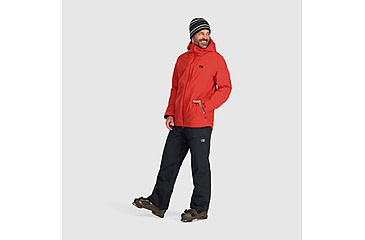 Image of Outdoor Research Snowcrew Jacket - Mens, Cranberry, Small, 2831900420-S