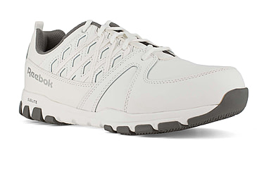 Image of Reebok Womens Sublite Work Steel Toe Athletic Shoes, White, 7.5, RB434-WHITE-7.5-Womens-W