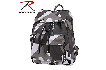 Image of Rothco Canvas Daypack, City Camo, 2380-CityCamo