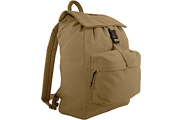 Image of Rothco Canvas Daypack, Coyote Brown, 23690-CoyoteBrown