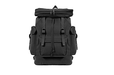 Image of Rothco Canvas European Style Rucksack, Black, 2305-Black