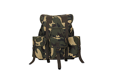 Image of Rothco G.I. Type Heavyweight Mini Alice Pack, Woodland Camo, 2897-WoodlandCamo