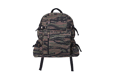 Image of Rothco Jumbo Vintage Canvas Backpack, Tiger Stripe Camo, 9712-TigerStripeCamo