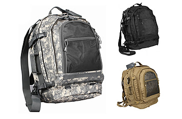 Image of Rothco Move Out Tactical/Travel Backpack, ACU Digital Camo, Black, Coyote Brown