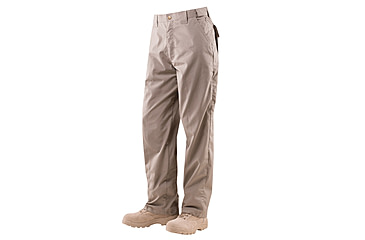 Image of Tru-Spec 24-7 Men's Classic Pants, Teflon, PolyCotton RipStop, Khaki, 28x32 1185002