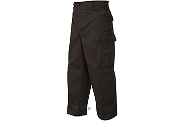 Image of TRU-SPEC BDU 60/40 Co/Poly Twill Pants - Men's, Black, Medium, Regular, 1732004