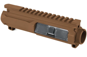 Image of AT3 Tactical AR-15 Slick Side Billet Upper Receiver, Burnt Bronze, AT3-UPPER-BB