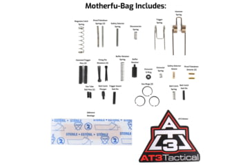 Image of AT3 Tactical MOTHERFU-BAG The BIG AR-15 Lost Parts Kit, Springs, Detents, Wear Parts, and More, AT3-BIG-FU-BAG