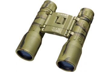 Image of Barska 16x32 Lucid View Compact Roof Prism Binoculars, Camo, Clam Pack AB10122