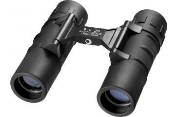 Image of Barska 9x25 Focus Free Roof BK-7 Prism Compact Binoculars, Black w/ Case AB10302