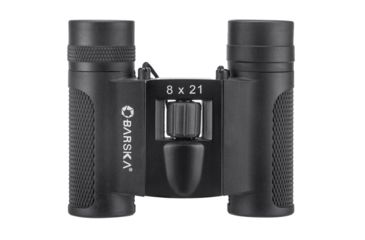 Image of Barska Lucid View Compact 8x21mm Roof Prism Binoculars, Black, Small, AB13273