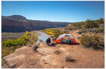 Image of Big Agnes Copper Spur HV UL 2 Long Tent, 2 Person, Orange, THVCSL222