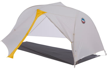 Image of Big Agnes Tiger Wall UL1 Solution Dye Tent, Gray/Yellow, TTWUL121