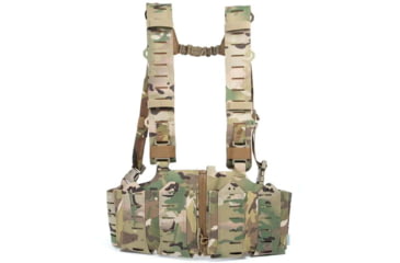 Image of Blue Force Gear RACKminus SAV-2 Chest Rig, Ten-Speed SR25 Mag Pockets, Multicam, MM-TSP-CHESTRIG-SR25-01-MC