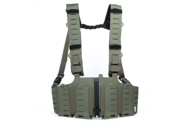 Image of Blue Force Gear RACKminus SAV-2 Chest Rig, Ten-Speed SR25 Mag Pockets, Ranger Green, MM-TSP-CHESTRIG-SR25-01-RG