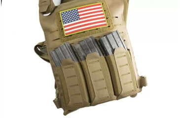 Image of Blue Force Gear Stackable Ten-Speed Triple M4 Magazine Pouch, Ranger Green, HW-TSP-M4-3-SB-RG