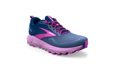 Image of Brooks Cascadia 17 Running Shoes - Womens, Navy/Purple/Violet, 7.5 Narrow, 1203921B449.075