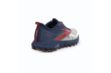 Image of Brooks Cascadia 17 Running Shoes - Womens, White/Navy/Bittersweet, 9.0, 1203921B157.090