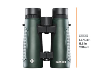 Image of Bushnell Excursion 10x42mm Powerview Roof Binocular, Green, 210242BF