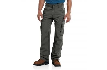 Image of Carhartt Force Tappen Cargo Pant for Mens, Gravel, 31/30 101148-039-30-31