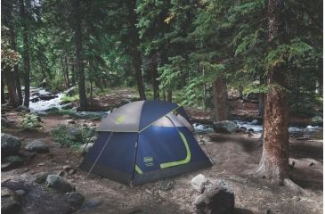 Image of Coleman Sundome 2-Person Tent w/ Rainfly, Navy/Grey, 7x5ft, 2000036415