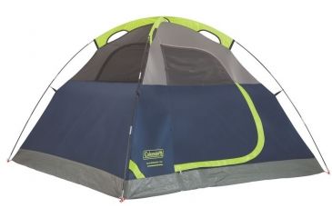 Image of Coleman Sundome 3-Person Tent w/ Rainfly, Navy/Grey, 7x7ft, 2000036414