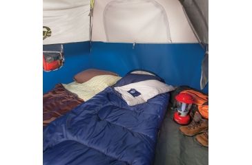 Image of Coleman Sundome 3-Person Tent w/ Rainfly, Navy/Grey, 7x7ft, 2000036414