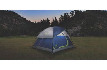 Image of Coleman Sundome 3-Person Tent w/ Rainfly, Navy/Grey, 7x7ft, 2000036414