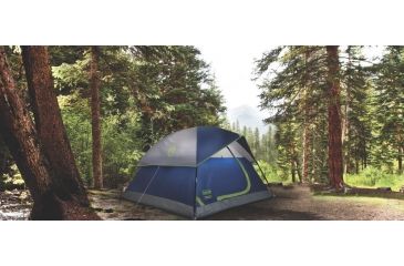 Image of Coleman Sundome 6-Person Tent W/ Rainfly, Navy / Grey, 10 x 10  ft 2000024583