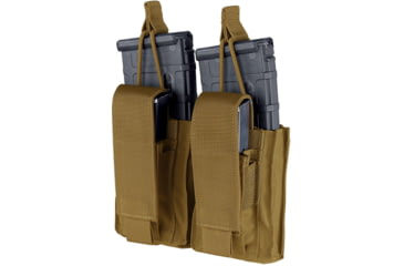 Image of Condor Outdoor Gen2 Double Kangaroo Mag Pouch, Coyote Brown, 191232-498