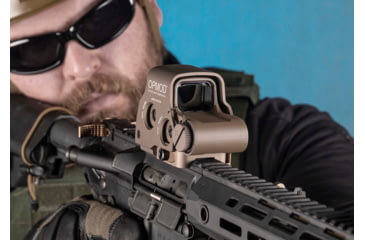 Image of EOTech OPMOD EXPS 3 Holographic Reflex Red Dot Sight, 1 MOA Dot Reticle, Tan, EXPS3-4 TAN OP