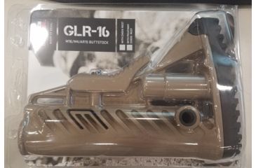 Image of FAB Defense AR-15/M4 Stock With Battery Storage And Rubber Buttpad, FDE, FX-GLR16T