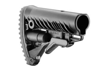 Image of FAB Defense AR-15/M4 Stock With Battery Storage And Rubber Buttpad, Black, FX-GLR16B