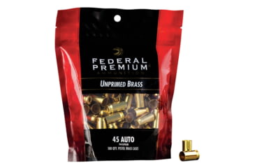 Image of Federal Premium Unprimed Brass-Handgun, 45 Auto, PH45UPB100