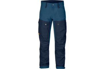 Image of Fjallraven Keb Trekking Trousers - Men's, Dark Navy/Uncle Blue, 48, Long, F85656-555-520-48