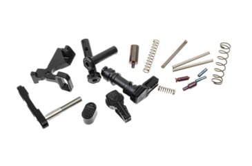 Image of Fortis Manufacturing Fortis Enhanced Lower Parts Kit for AR-15, Black, ENH-LPK-AR15