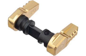 Image of Fortis Manufacturing SS FIFTY AR Safety Selector, 50/90 Degree, 7075-T6 Aluminum, Gold, SS-50-GOLD