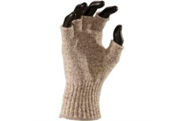 Image of Fox River Mid-Weight Fingerless Glove, Medium, Brown Tweed, Brown Tweed, Medium, 85% Wool, 15% Nylon, 2% Spande, 1 Year Manufacturer Warranty, FOX-9491-06120-M