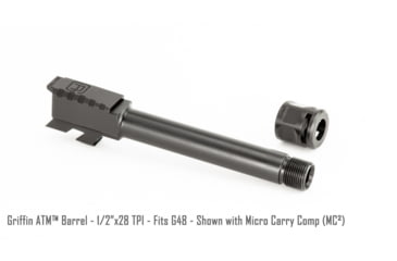 Image of Griffin Armament Glock 48 Threaded Barrel with Micro Carry Comp, Black, GAG48TB