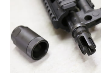 Image of Griffin Armament Taper Mount Minimalist Barrel Flash Hider .45 Cal 11/16x24, Black, TMMFH45111624