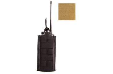 Image of High Speed Gear Duty Multi-Access Comm Taco U-Mount Radio Holder, Coyote Brown, 41MAC0CB